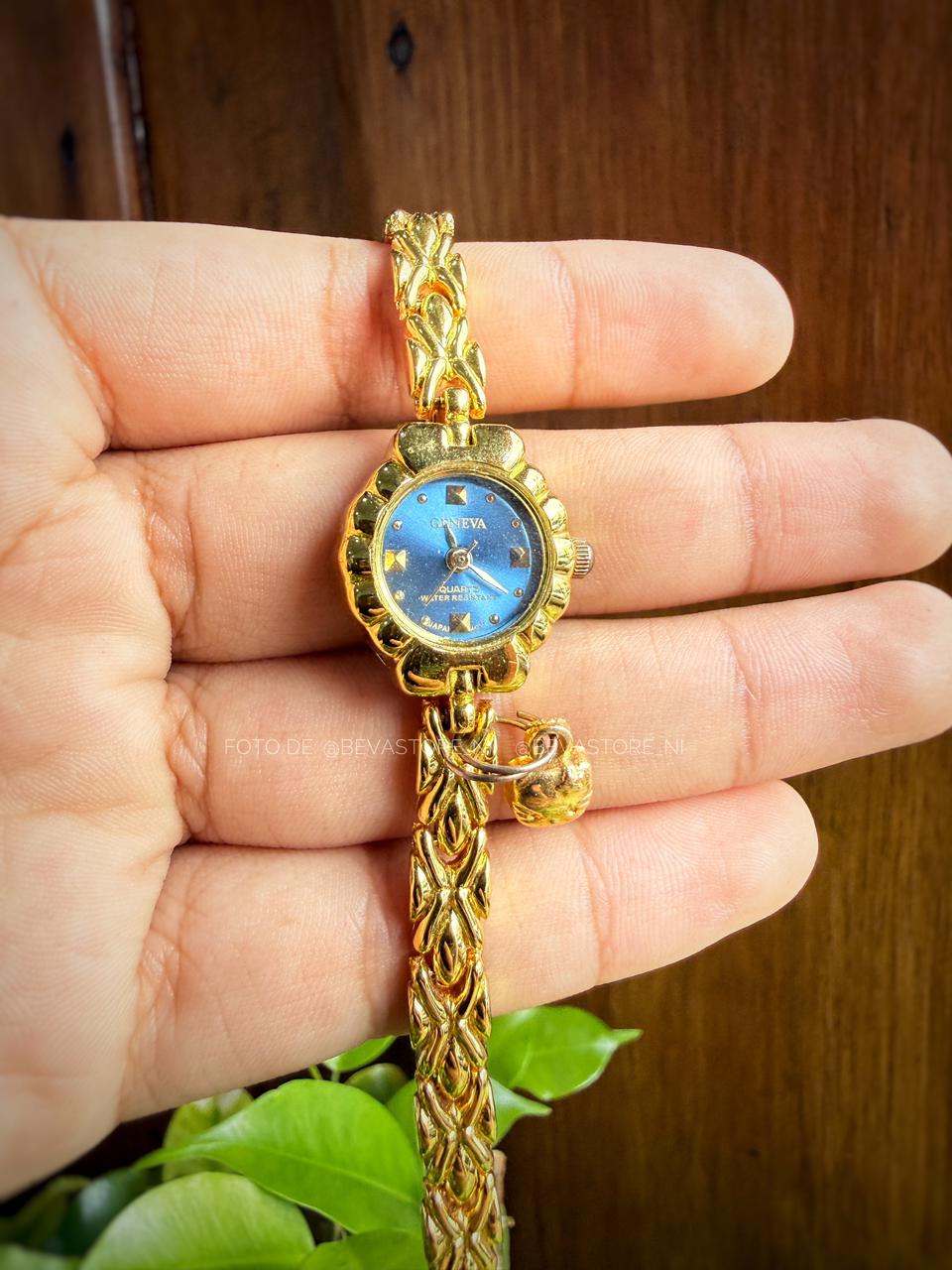 Reloj De Flor Con Dije