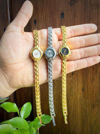 Reloj minimalista circular