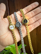 Reloj minimalista circular