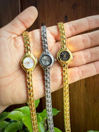 Reloj minimalista circular