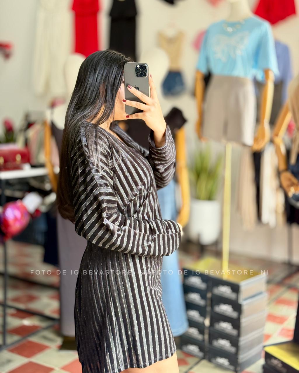 Vestido Cristel negro