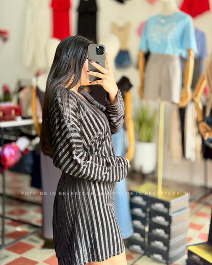 Vestido Cristel negro