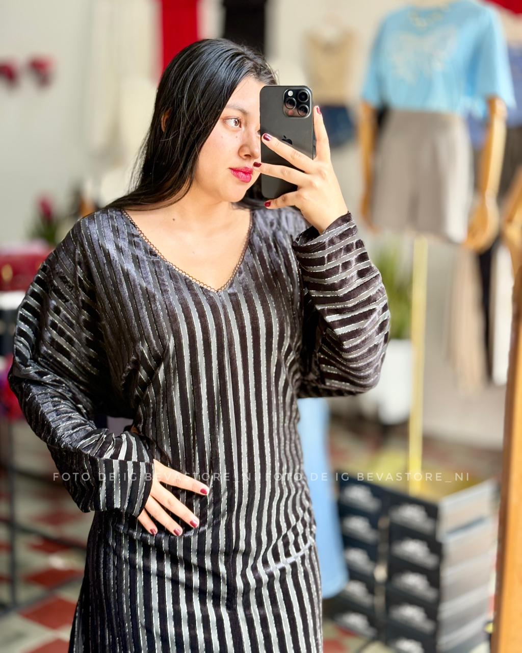 Vestido Cristel negro
