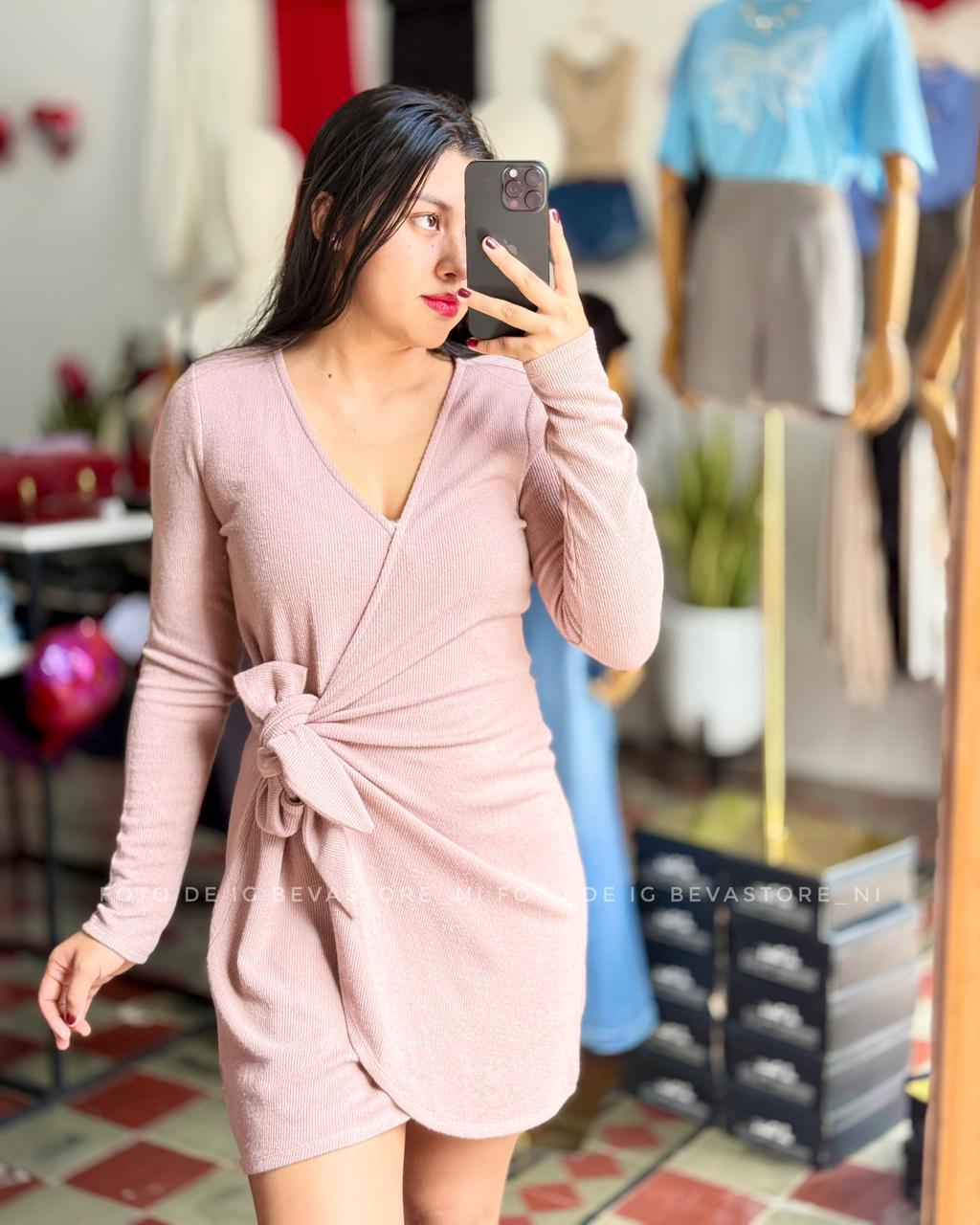 Vestido Abigail rosa