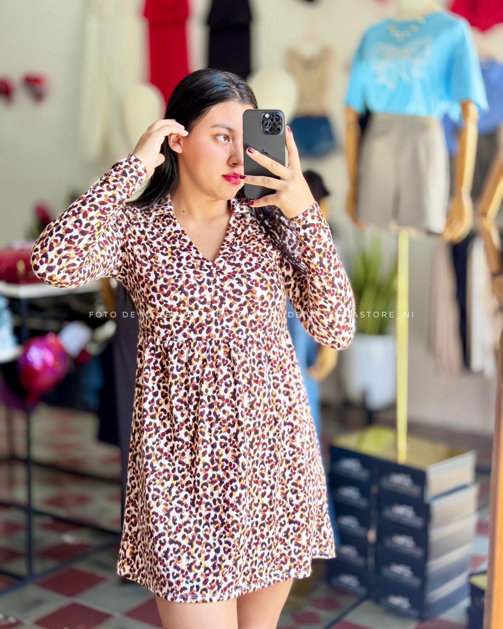 Vestido Marixa animal print