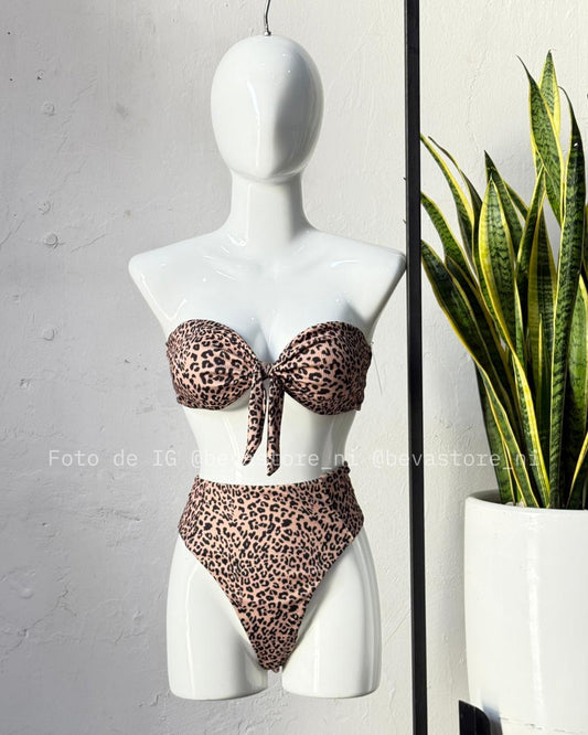 Traje de baño con estampado