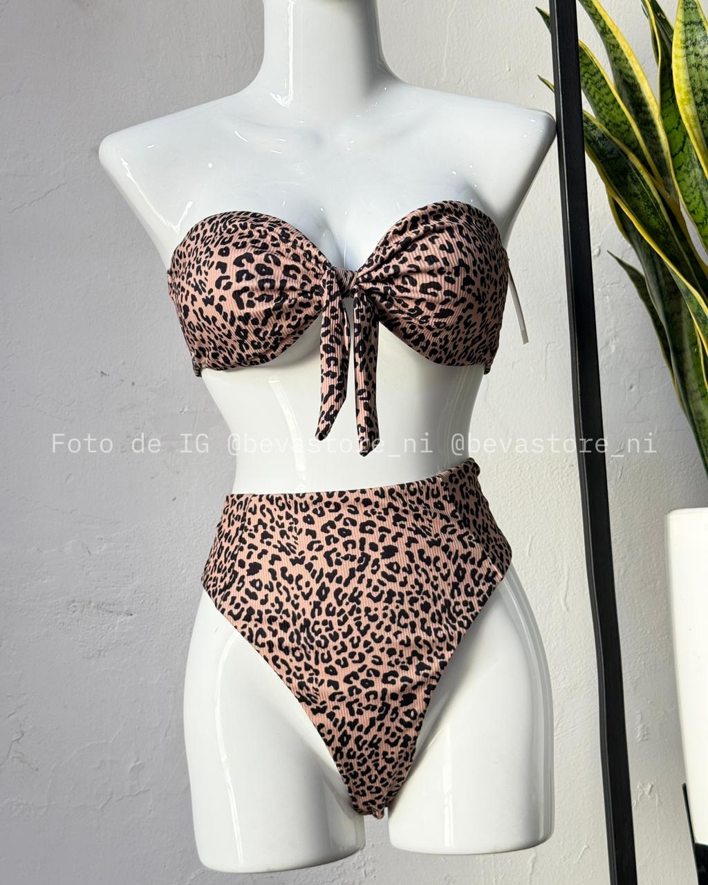 Traje de baño con estampado