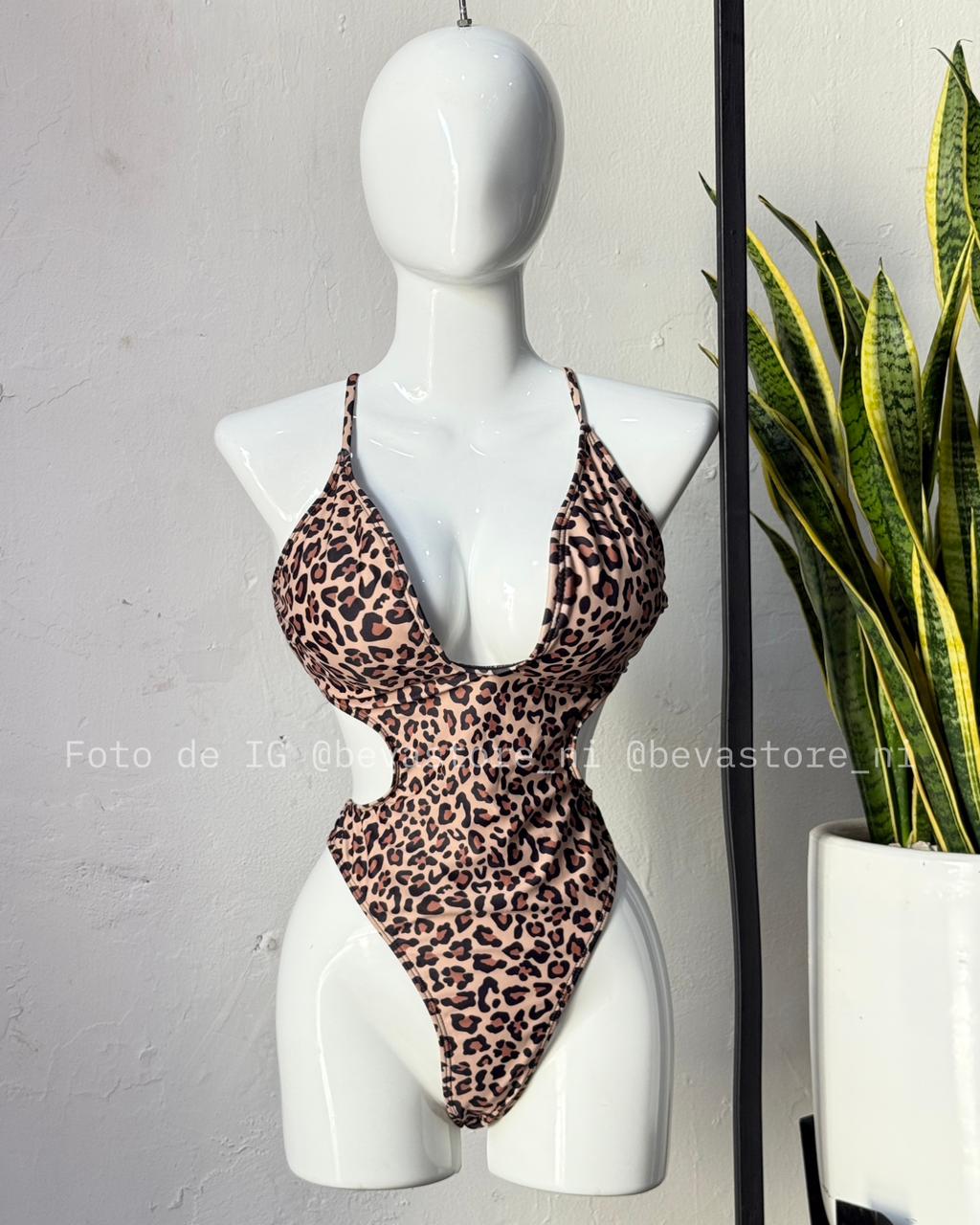 Traje de baño con estampado