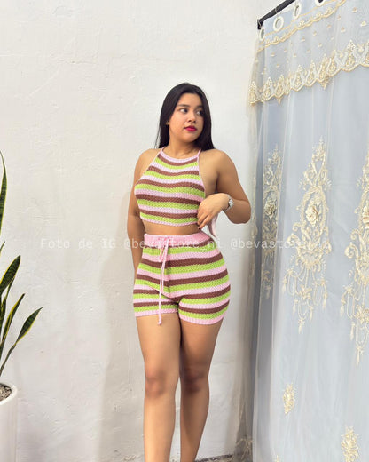 Conjunto Melissa rosa