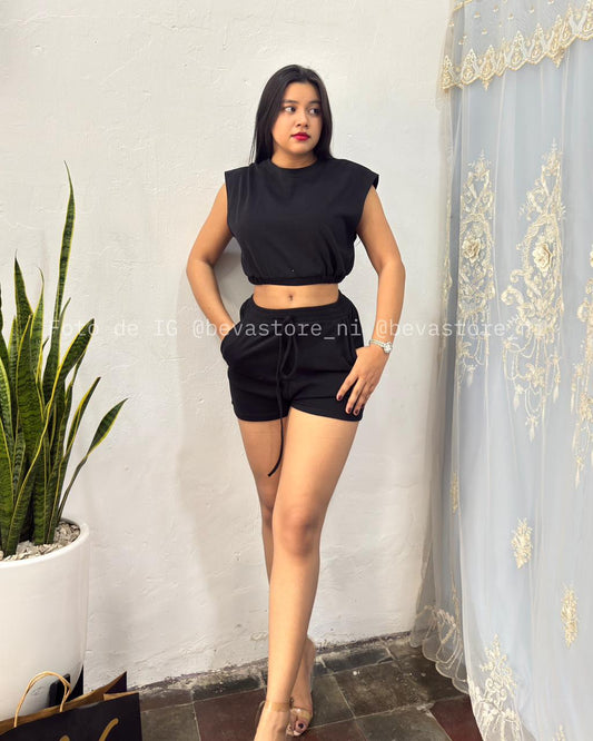 Conjunto Emely negro