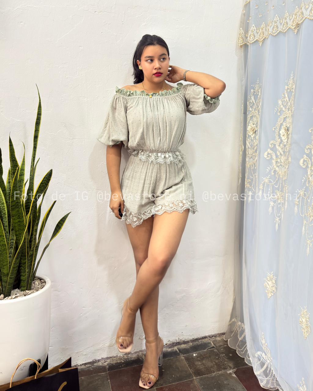 Conjunto Zayda verde