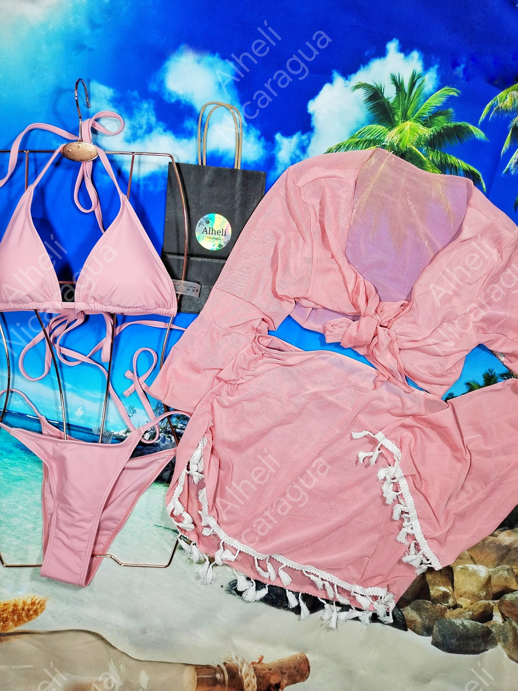 Traje de baño 4 piezas