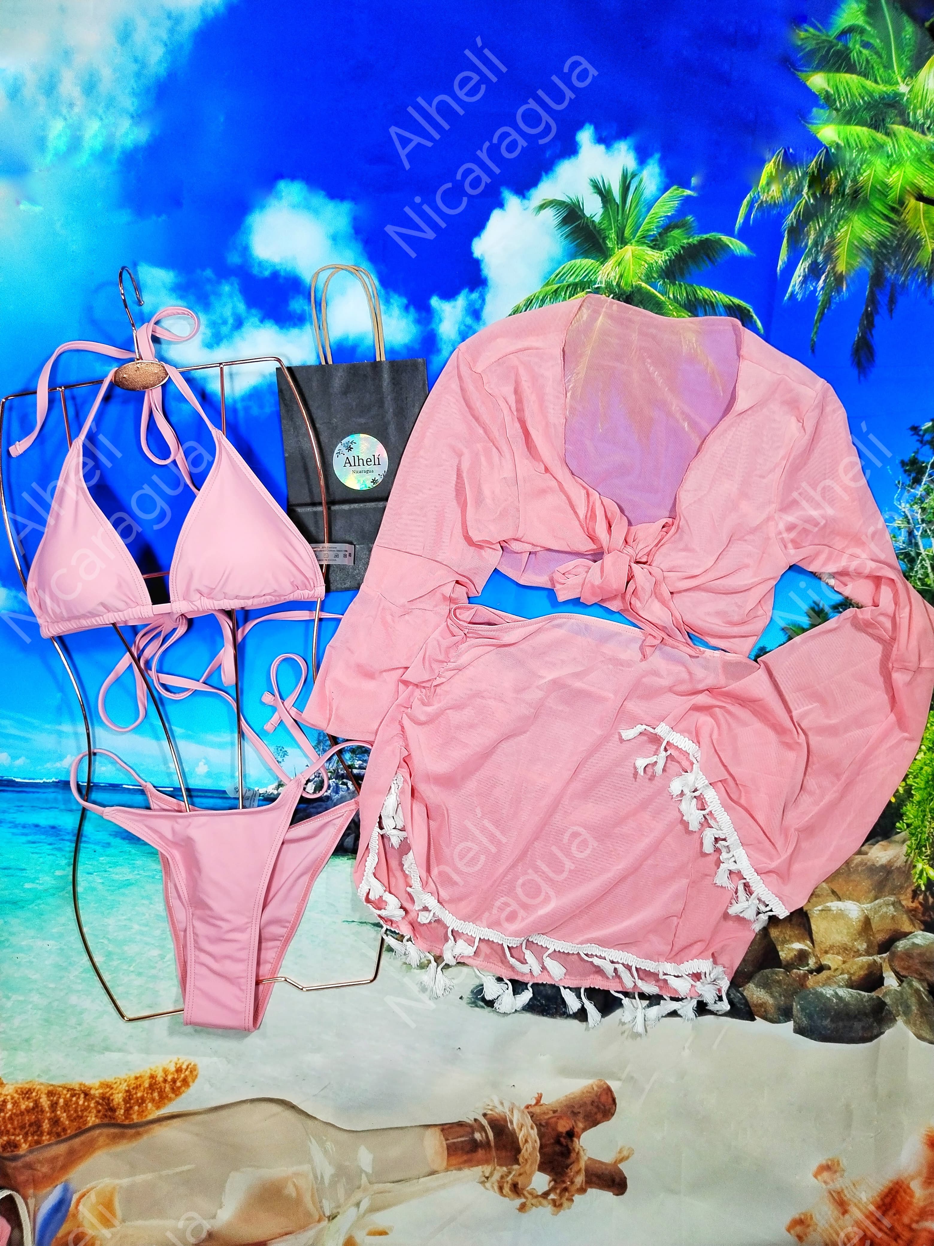 Traje de baño 4 piezas