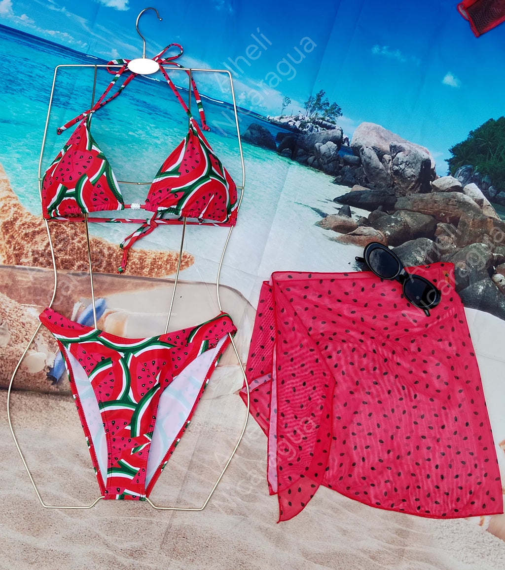 Traje de baño de sandía
