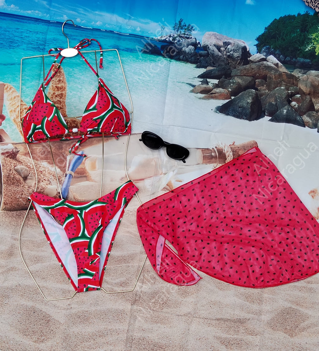 Traje de baño de sandía