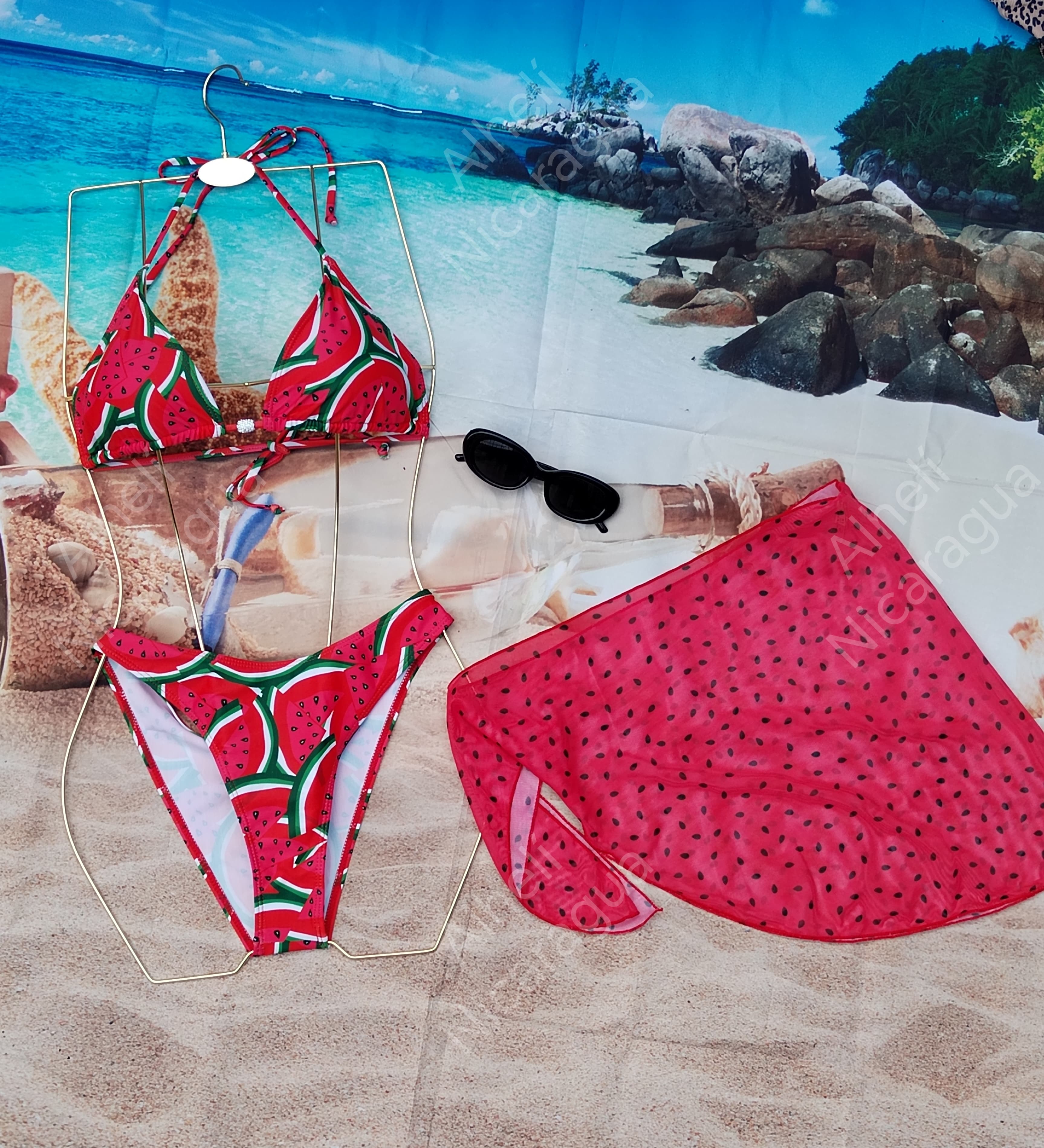 Traje de baño de sandía