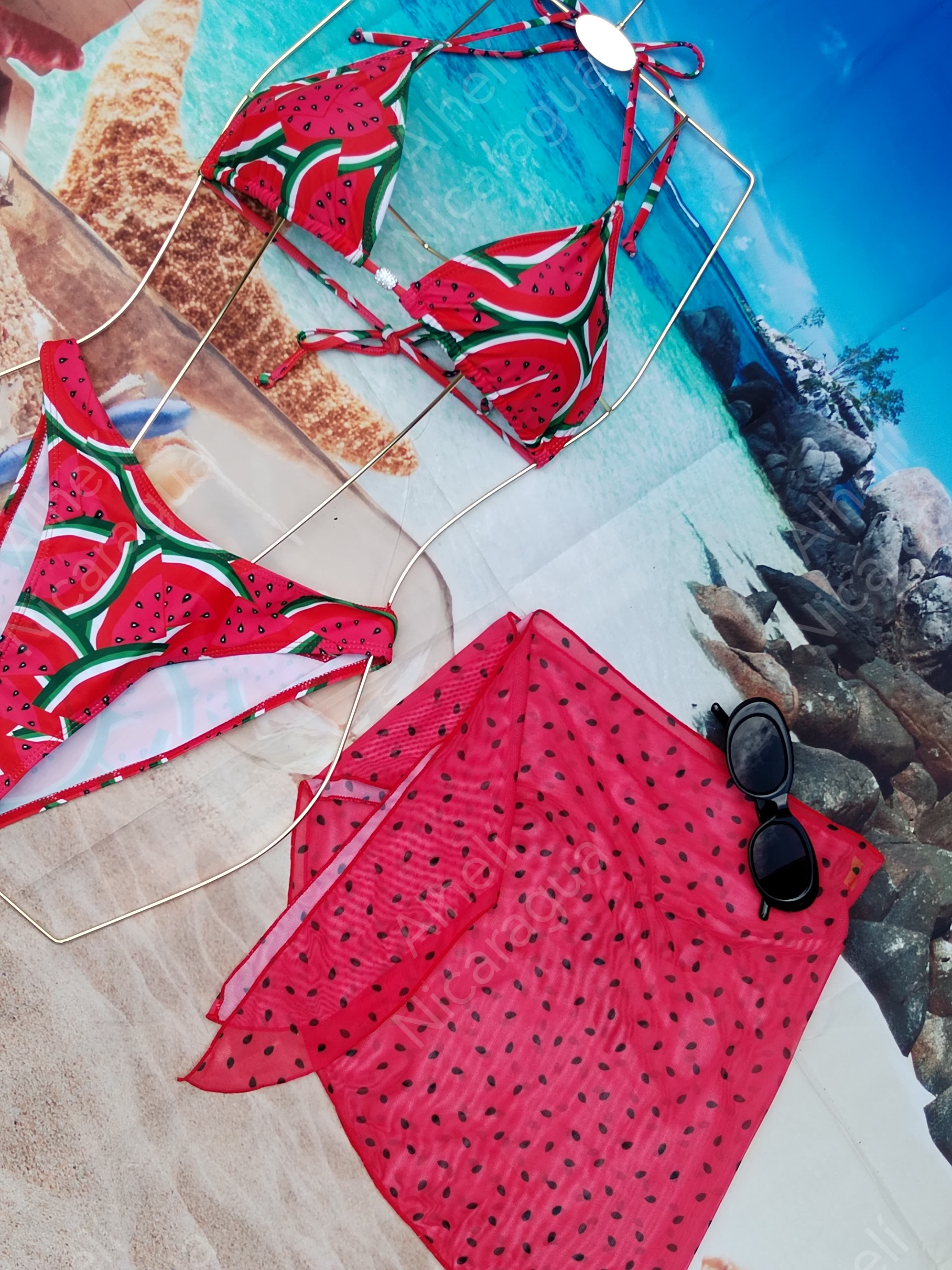 Traje de baño de sandía