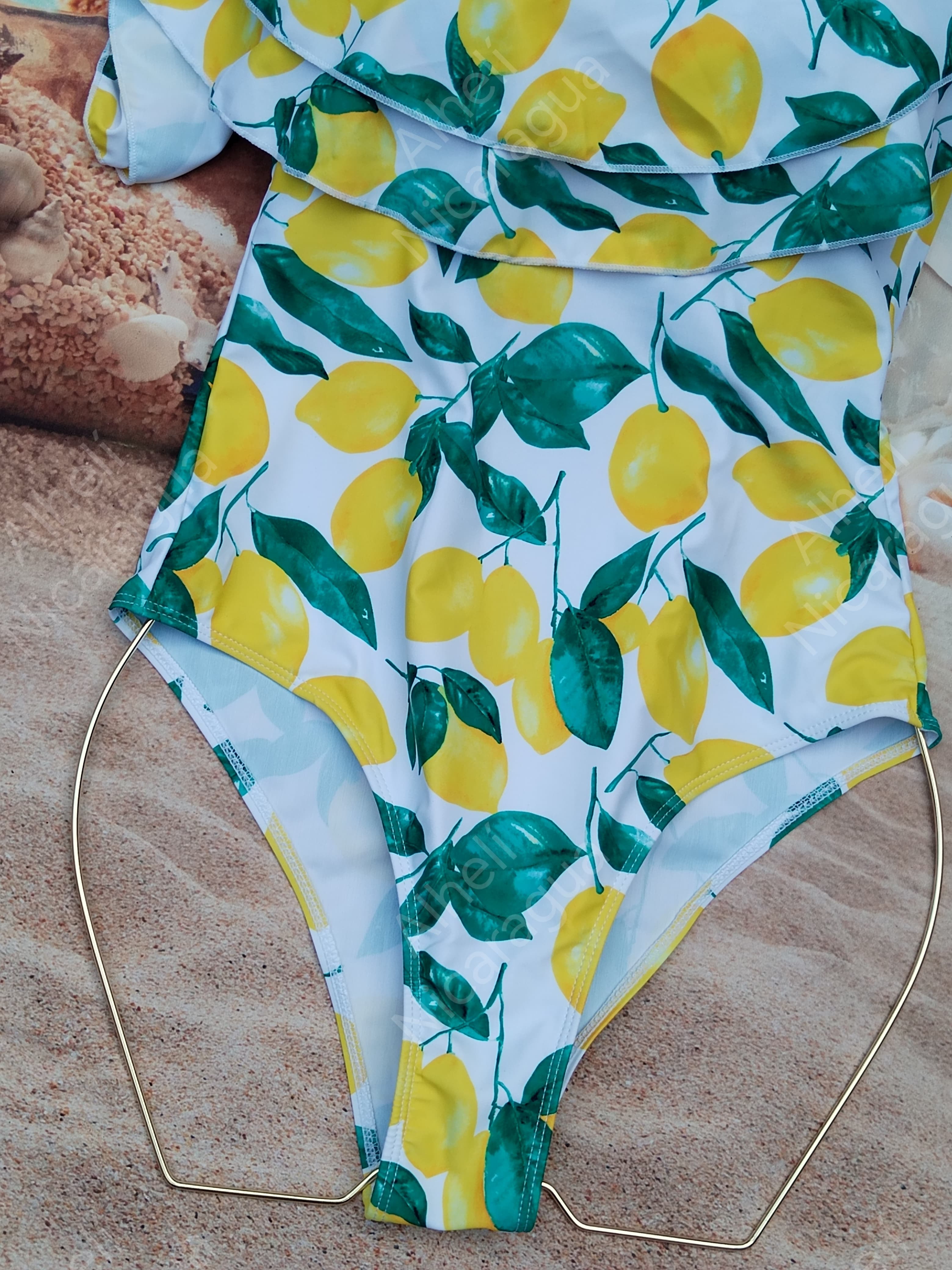 Traje de baño de limones