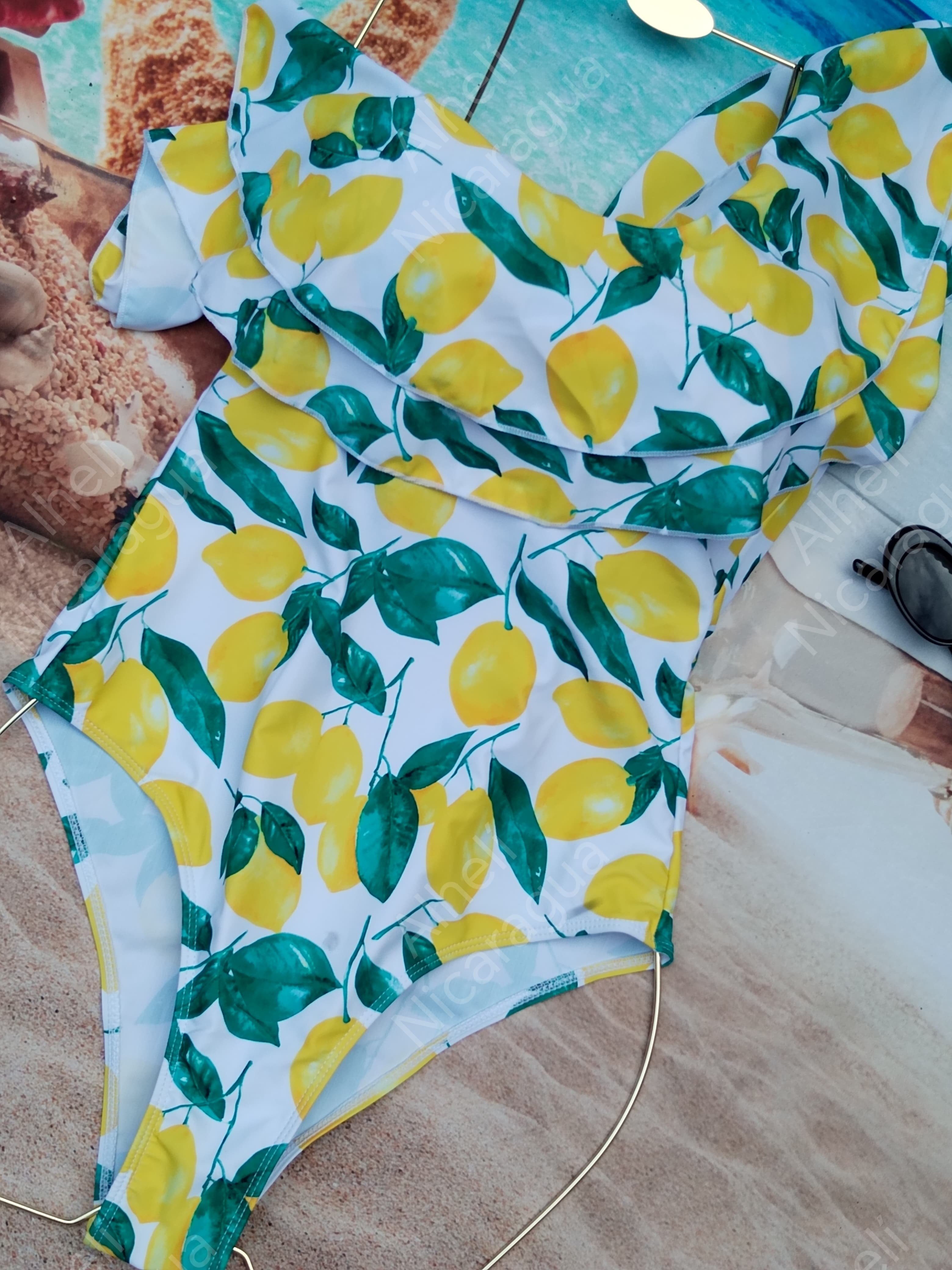 Traje de baño de limones