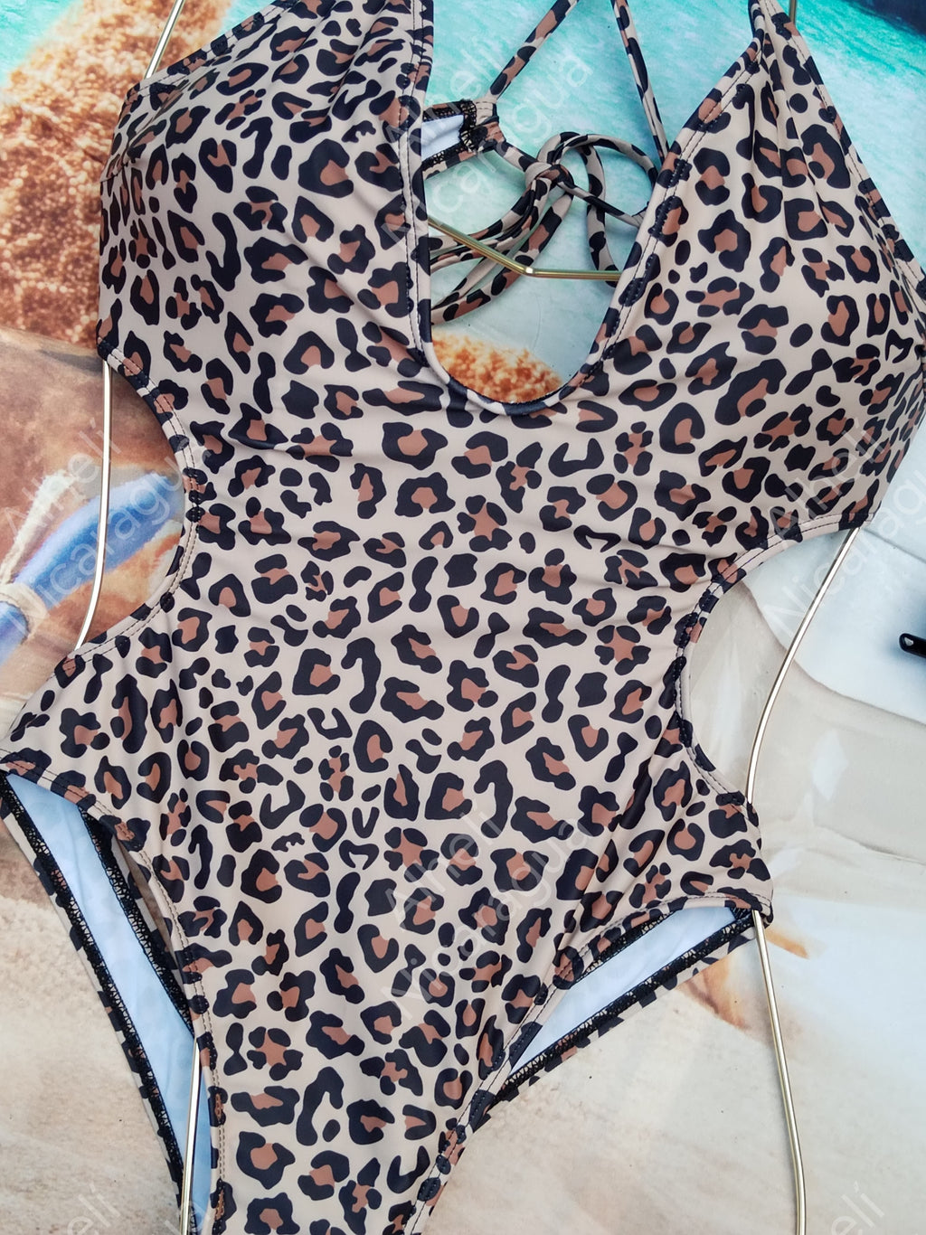 Traje de baño con estampado