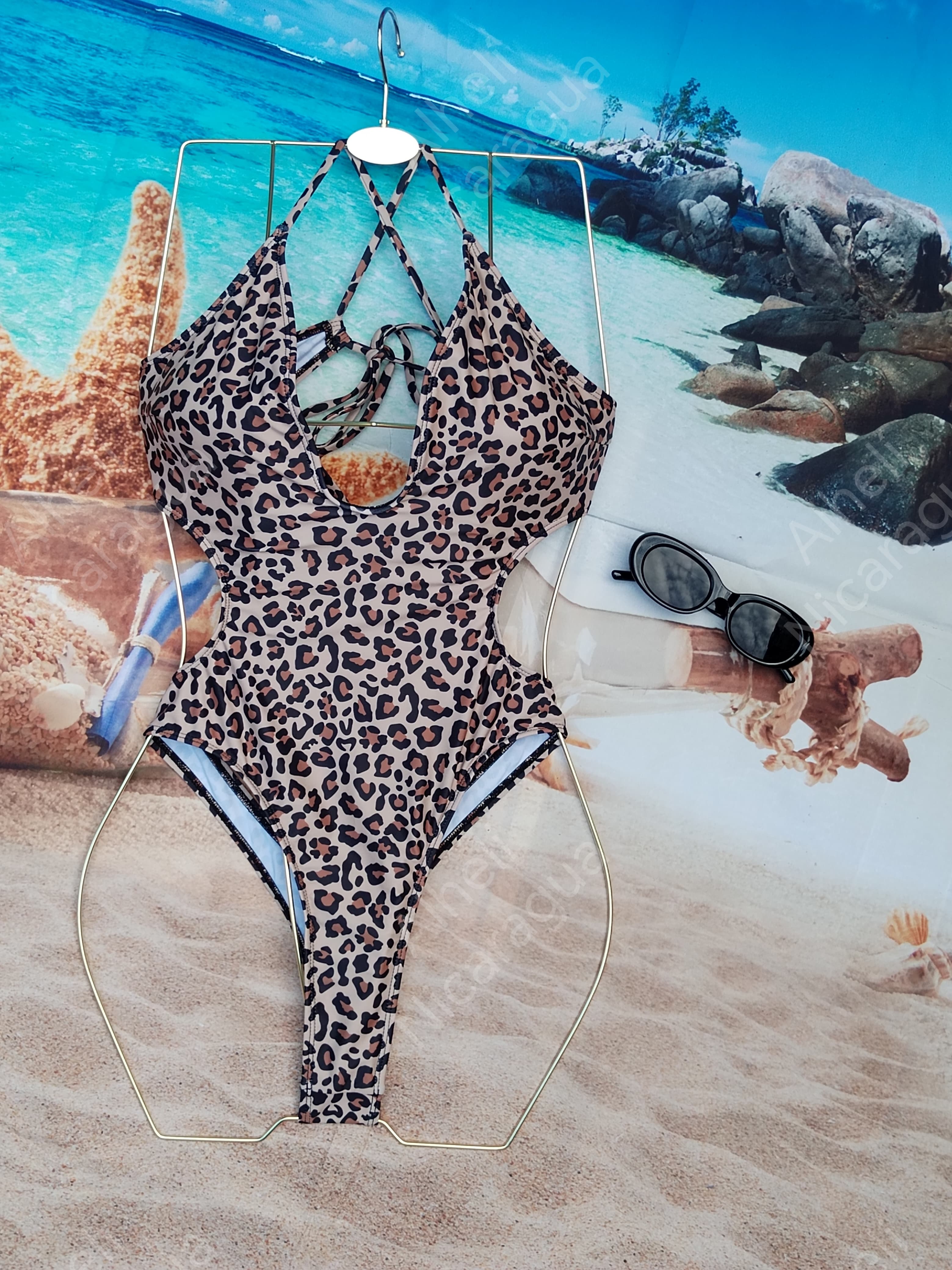 Traje de baño con estampado