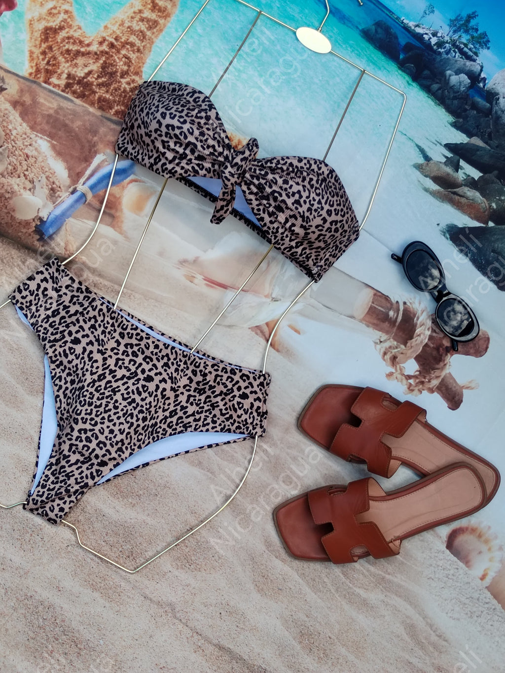 Traje de baño con estampado