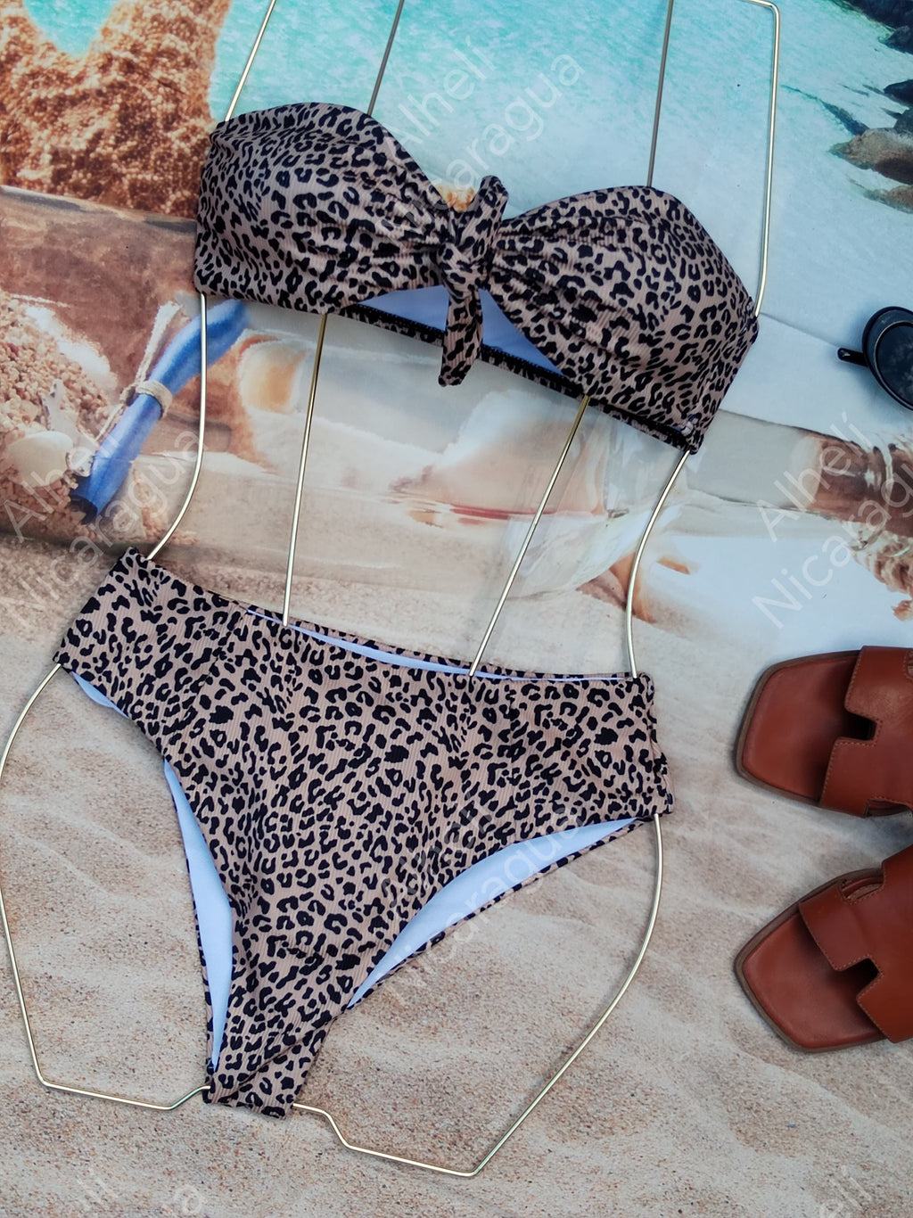 Traje de baño con estampado