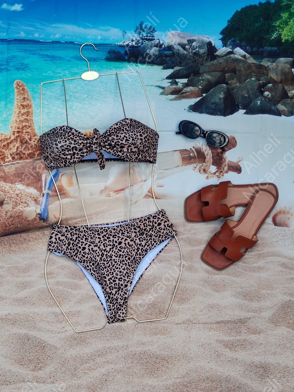 Traje de baño con estampado