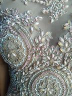 Vestido color Blush Rosa brillante Abby Paris