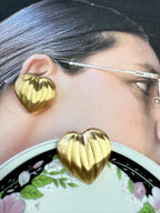 Aretes con Escudo de Corazón