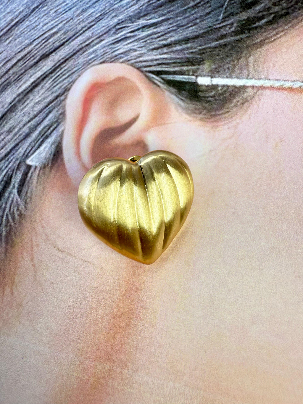 Aretes con Escudo de Corazón