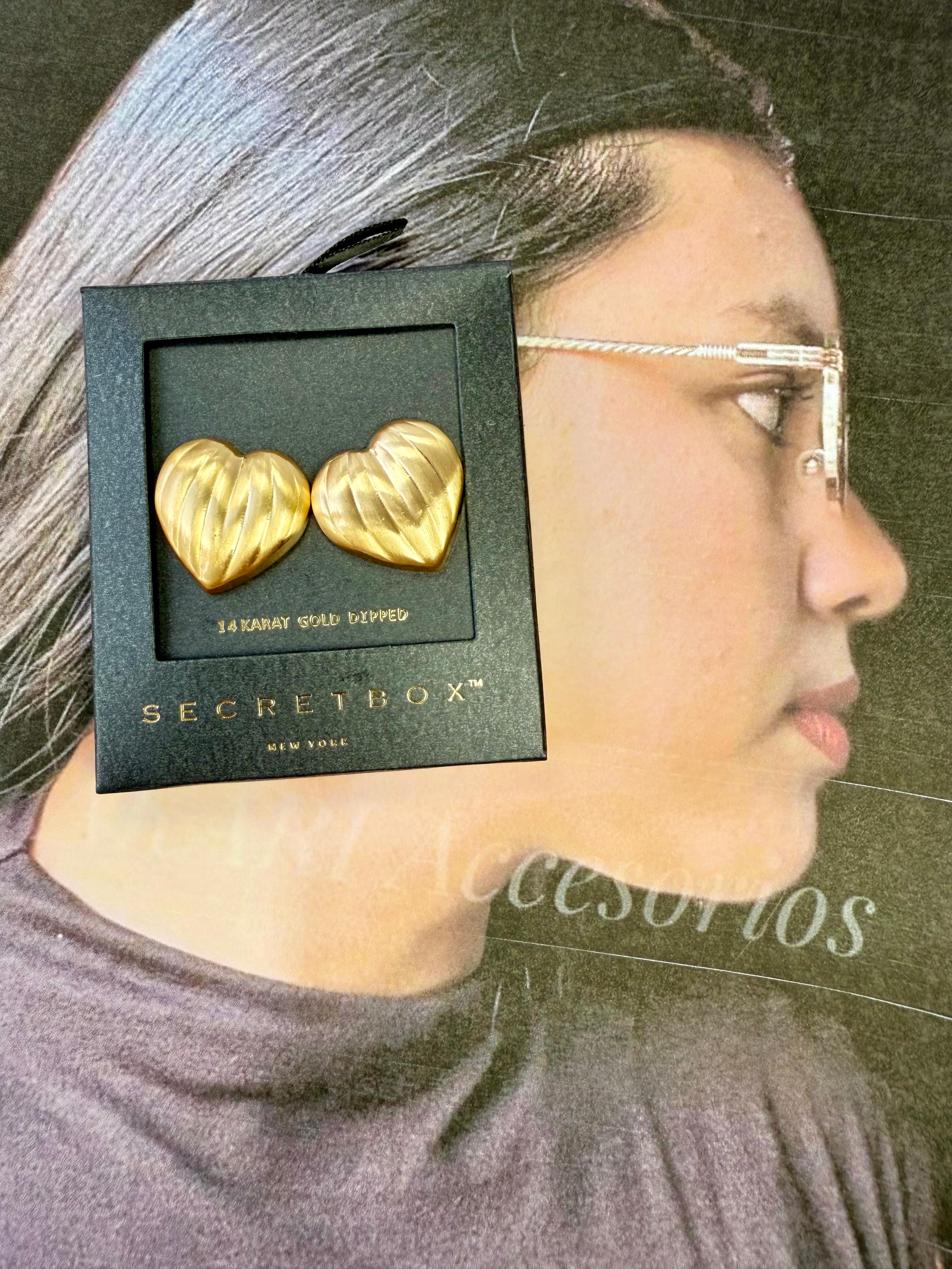 Aretes con Escudo de Corazón