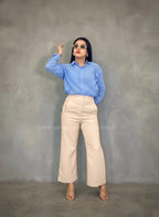 Looks camisa manga larga oversize