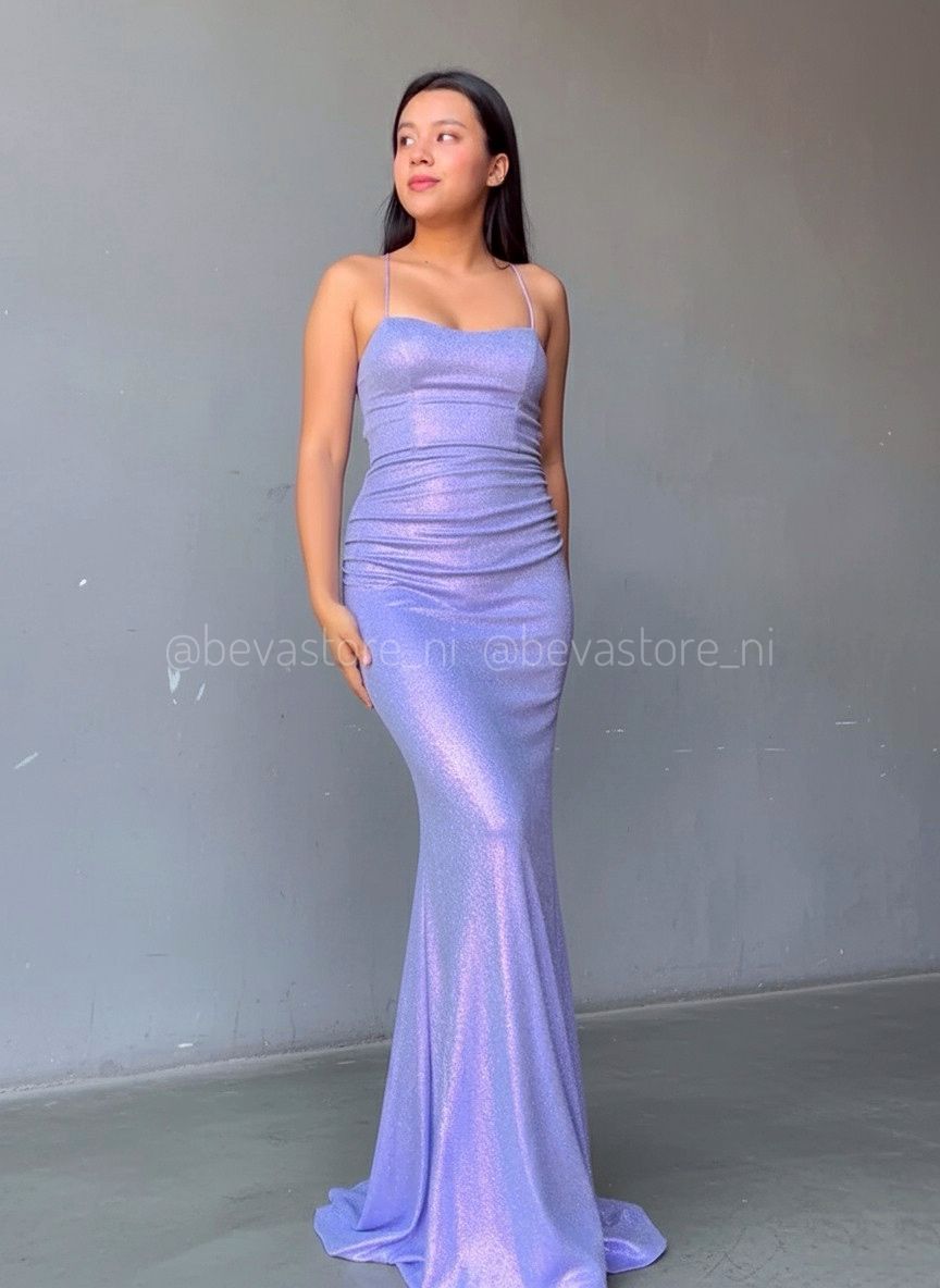 Vestido de Gala lila City Triangles