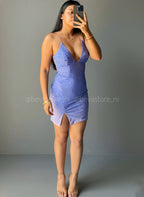 Vestido azul Abby Paris
