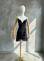 Vestido corto negro Lucci Lu