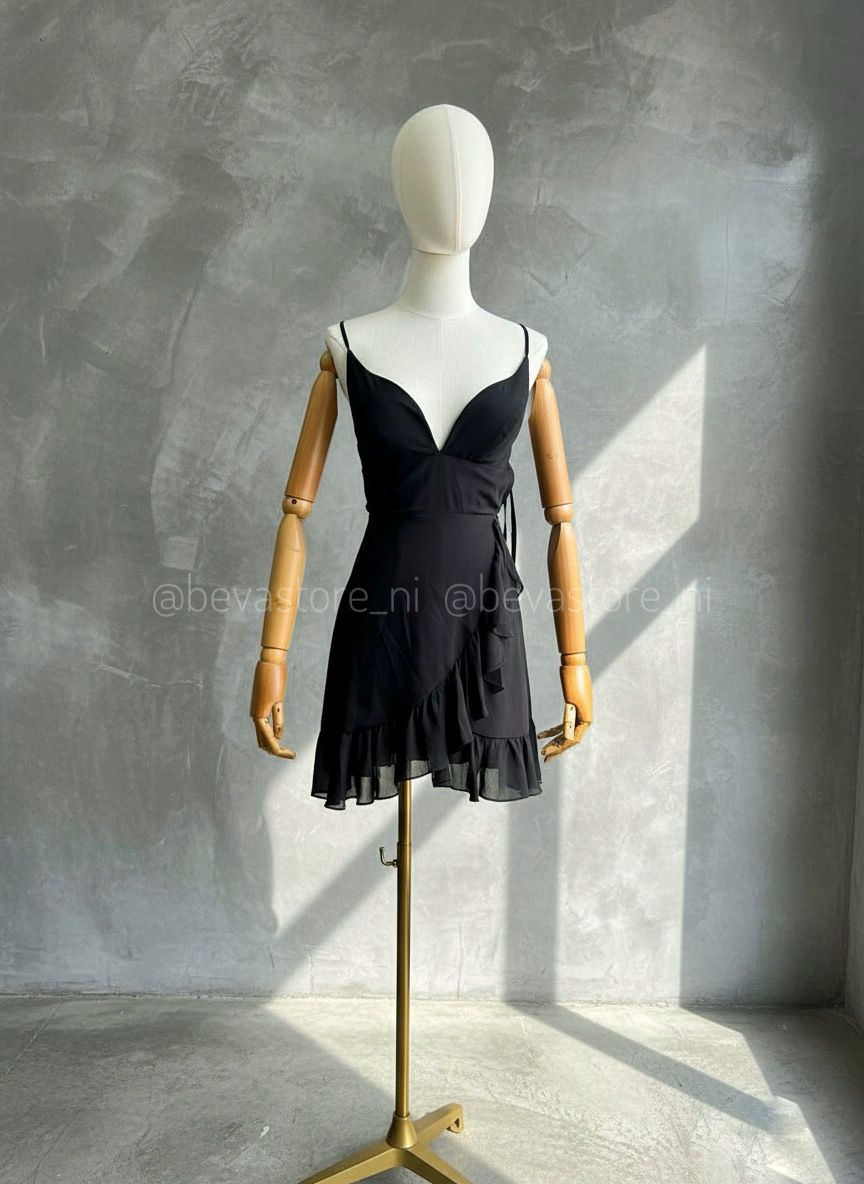 Vestido corto negro Lucci Lu