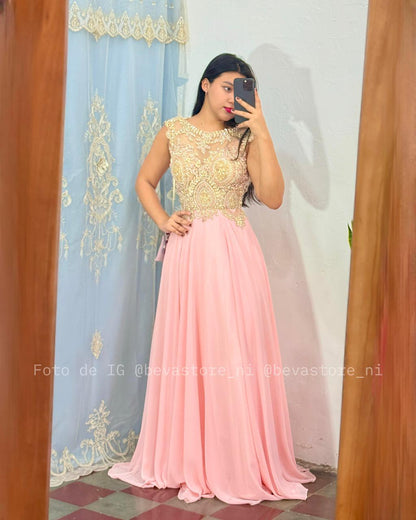 Vestido Lilian Blush Rosa