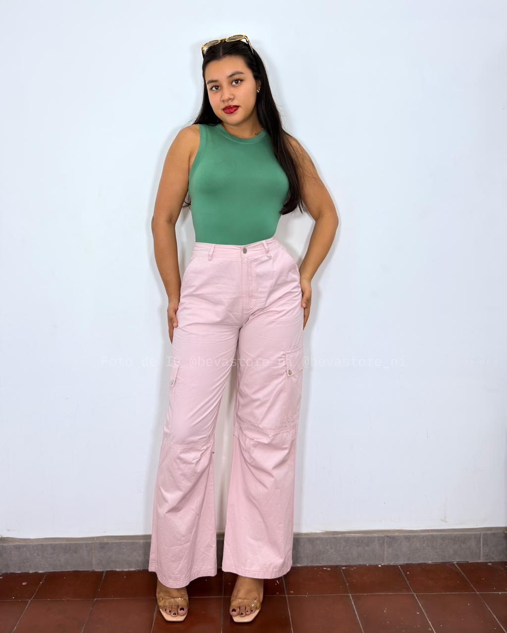 Pantalón Aurora rosa