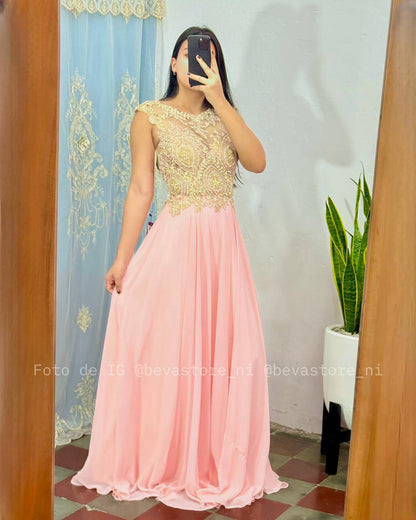 Vestido Lilian Blush Rosa