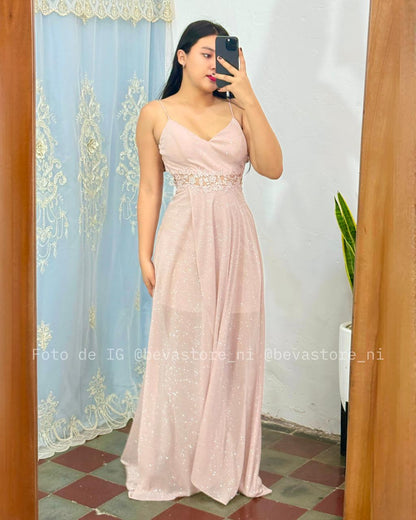 Vestido Evelin rosado