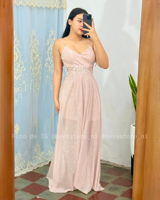 Vestido Evelin rosado