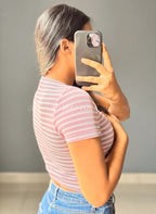 Crop top de Rayas