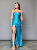 Vestido de gala sin mangas City Triangles