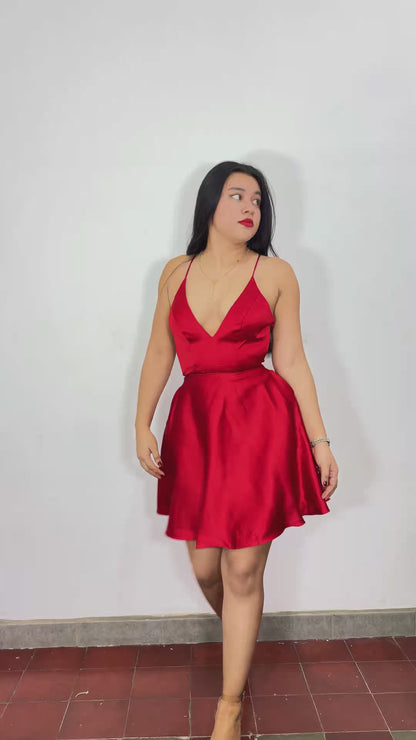 Vestido Catalina rojo