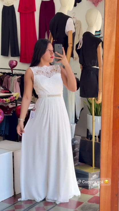 Vestido Anastacia blanco
