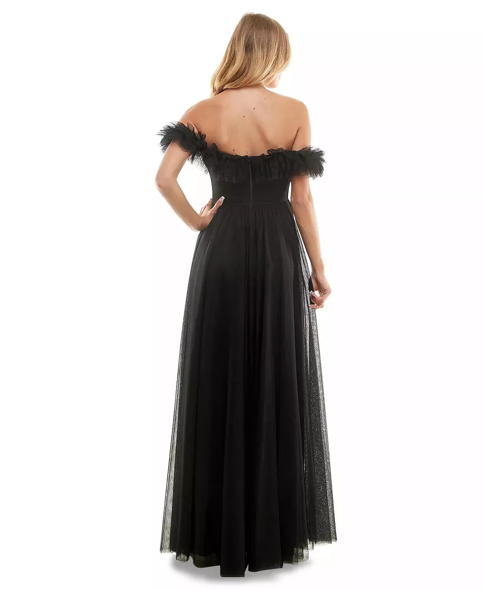 Vestido negro City Studio